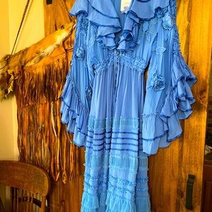 NWT Fillyboo Lotus Duster Midi Dress Size Medium